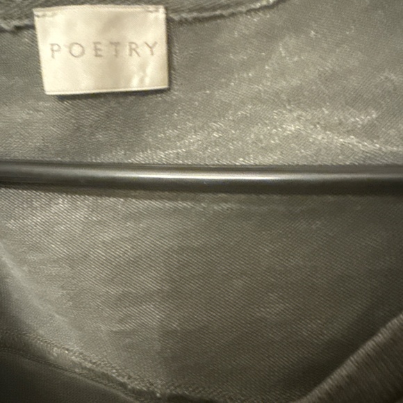 Size 8 Poetry hemp blend rustic tunic with 3/4 length sleeves - Picture 2 of 5